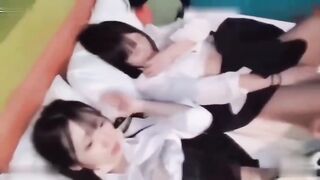 双飞清纯学生妹被轮流换着操